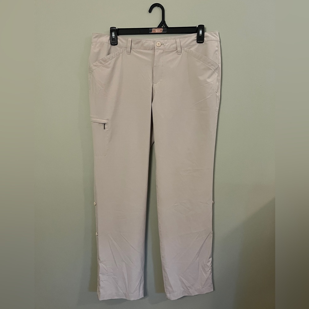 Eddie Bauer Beige Pants Lightweight Women Size 14 Outdoor Hiking
